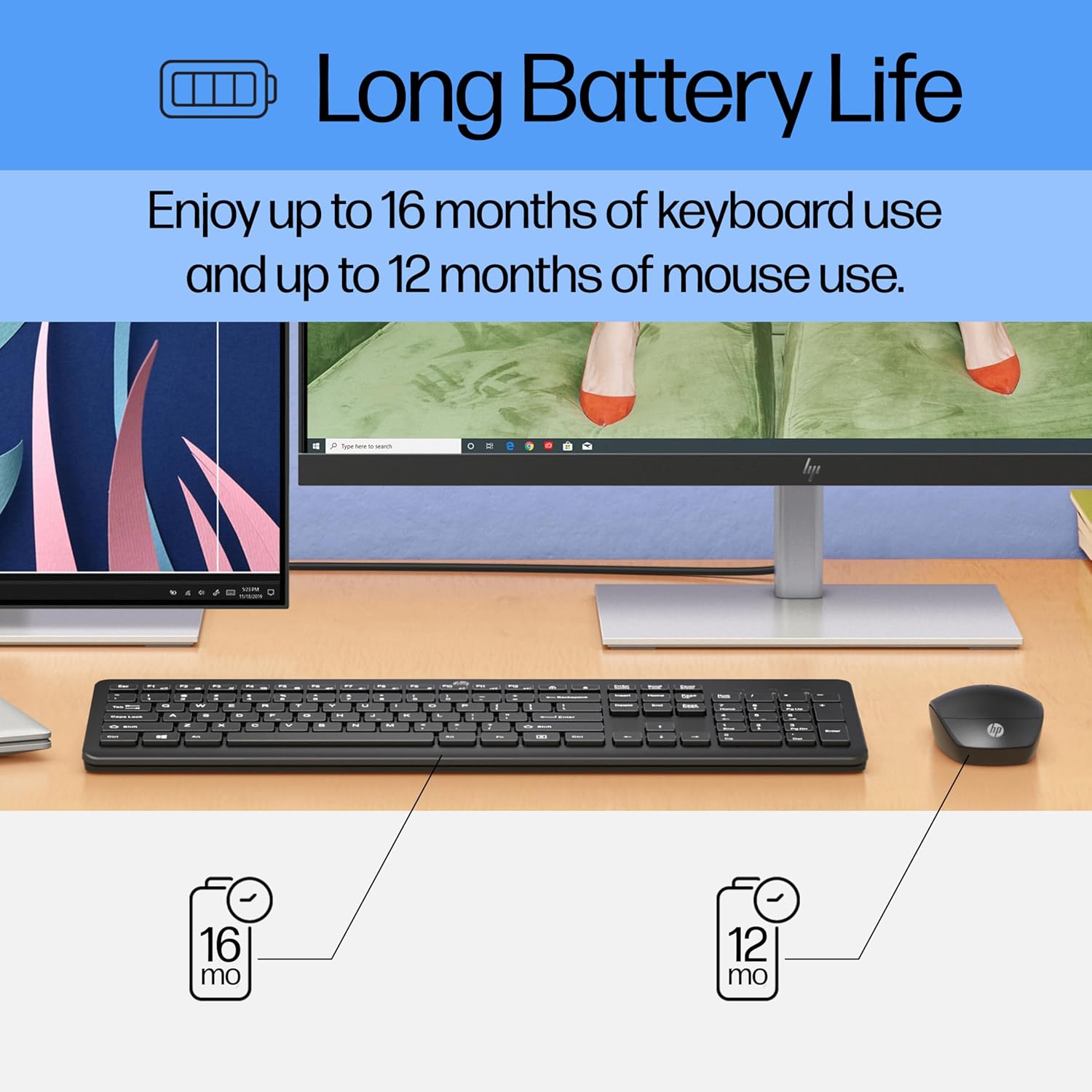 🖥️✨ Combo Inalámbrico HP 230 – Teclado + Mouse | Productividad sin cables