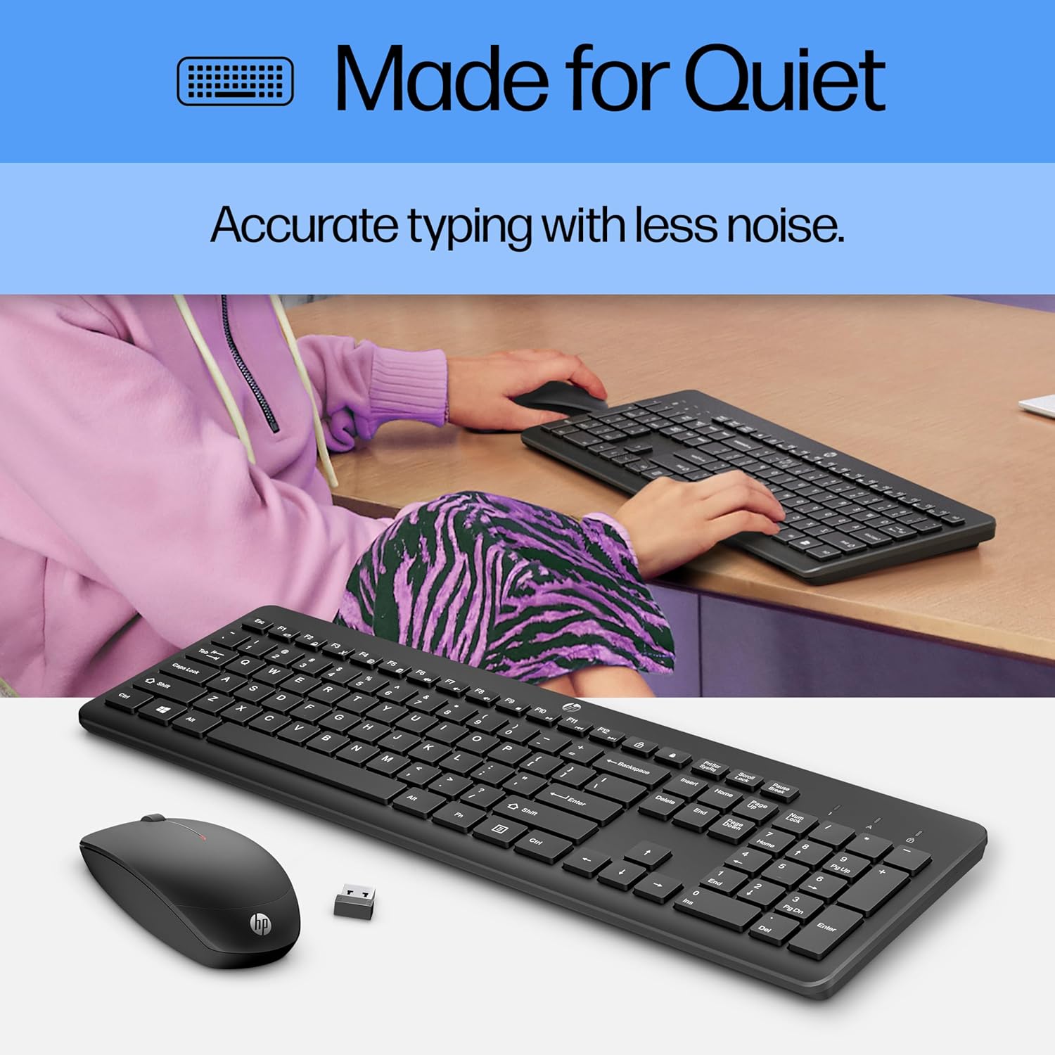 🖥️✨ Combo Inalámbrico HP 230 – Teclado + Mouse | Productividad sin cables