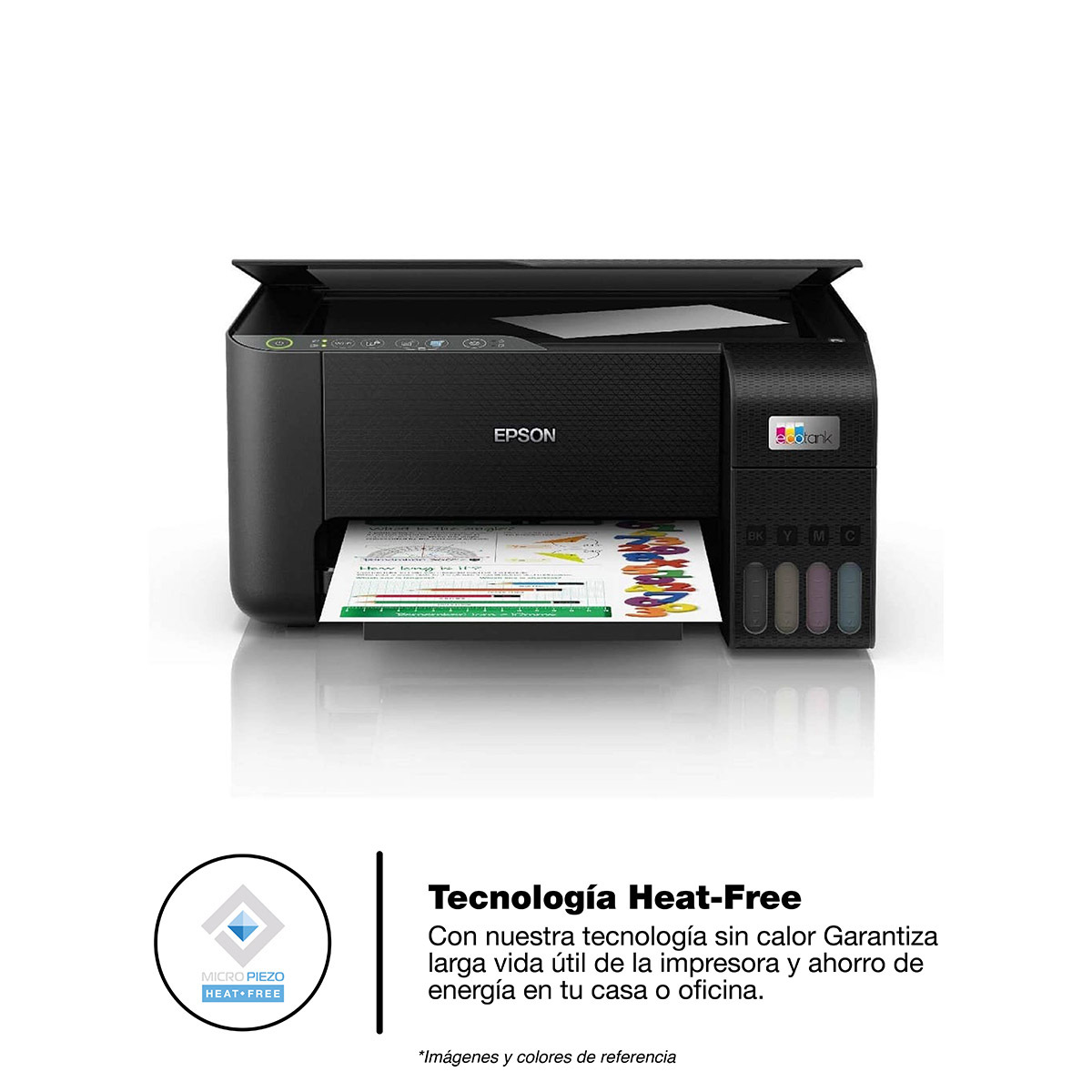 🖨️✨ Impresora multifuncional Epson L3250 WiFi sistema de tinta continua (imprime, copia y escanea)