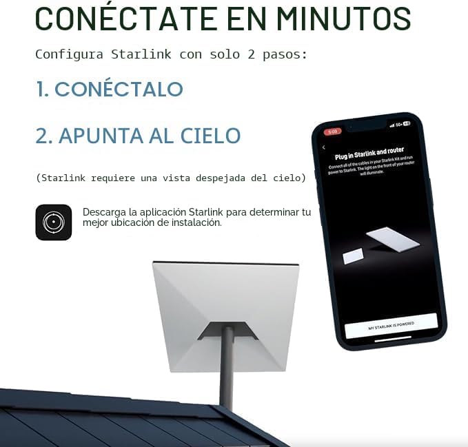 Kit de Internet Satelital Starlink Gen 3 WiFi 6 – Alta Velocidad para Zonas Rurales