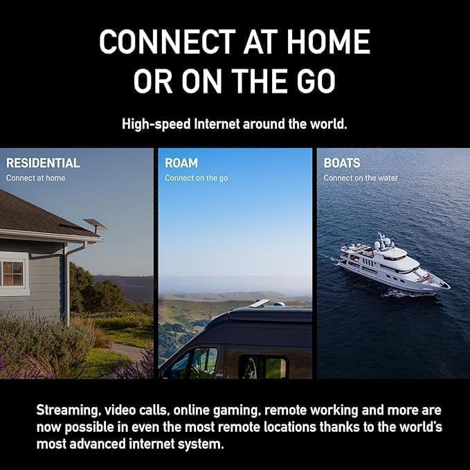 Kit de Internet Satelital Starlink Gen 3 WiFi 6 – Alta Velocidad para Zonas Rurales