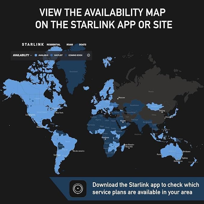 Kit de Internet Satelital Starlink Gen 3 WiFi 6 – Alta Velocidad para Zonas Rurales