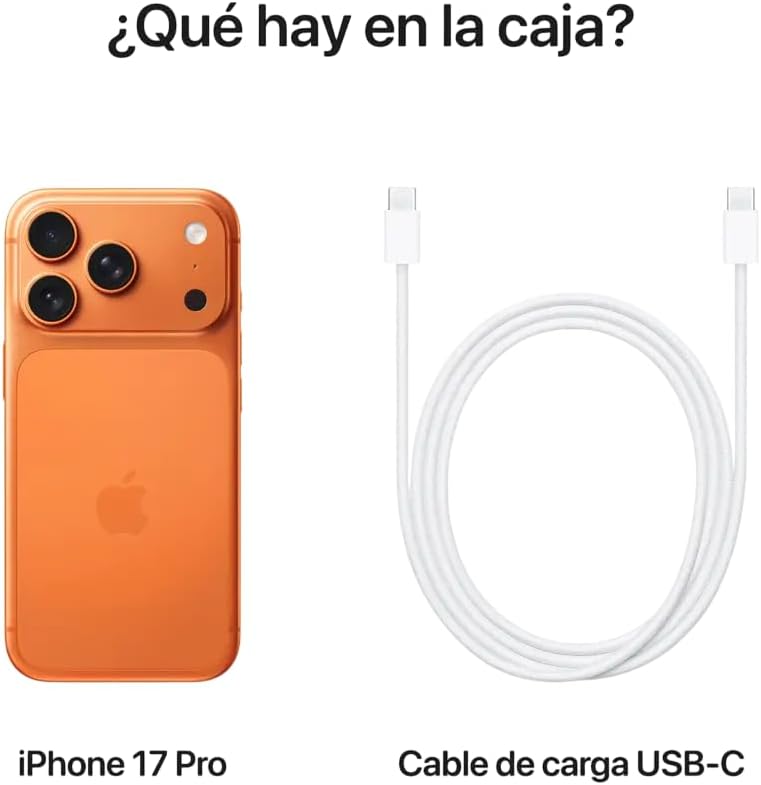 📱 Apple iPhone 17 Pro Max 256GB eSIM Desbloqueado – Cosmic Orange (Reacondicionado Premium)