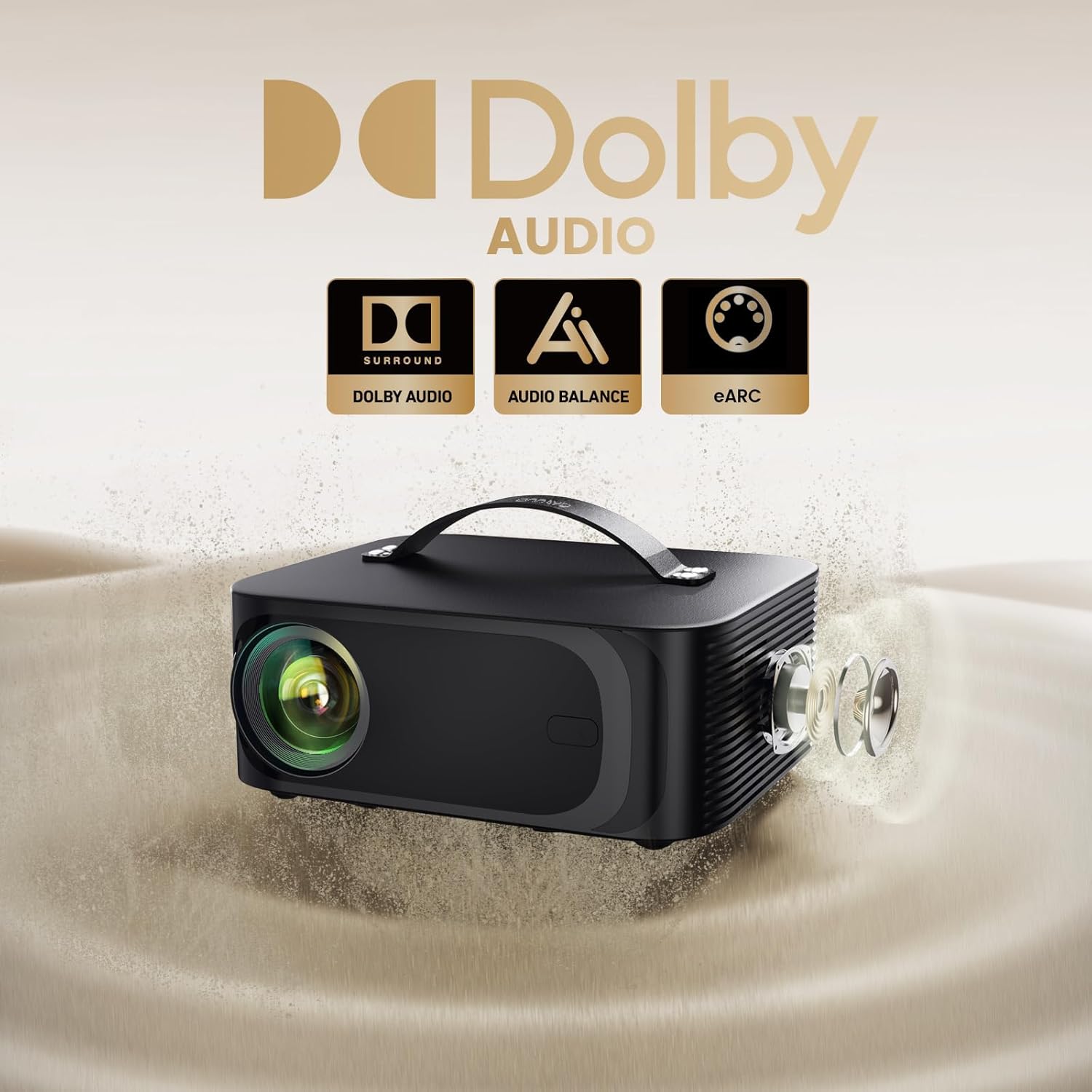 🎥 Proyector ONOAYO 3000 ANSI Full HD 1080p Smart WiFi 6 Bluetooth Compatible 4K