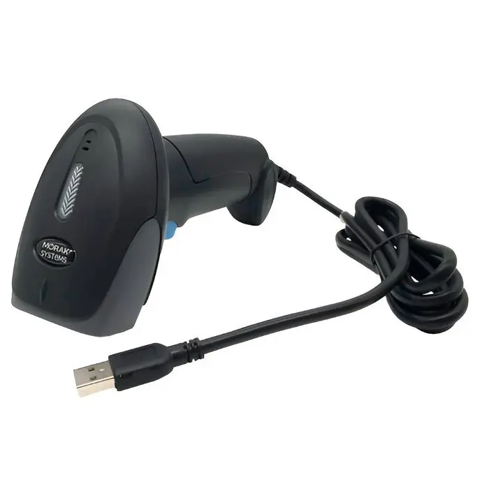 Escáner de Código de Barras 1D USB MS-1208SH con Base 🛒📦